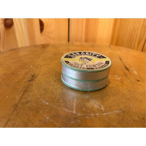 Vintage Sorority Face Powder Box By Buerger,  Denver (8273) - Picture 2 of 7